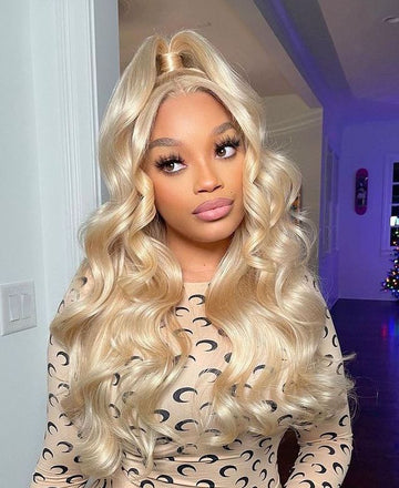 Real 613 HD Raw Virgin 200 DENSITY 13×6 Human Preplucked Lace Front Body Wave