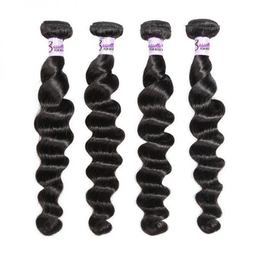 Raw human loose deep wave Bundles